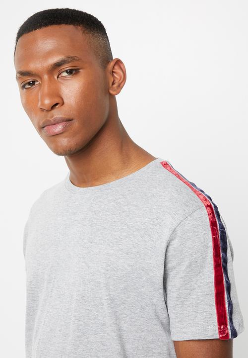 Brave Soul - Graza short sleeve tee - grey