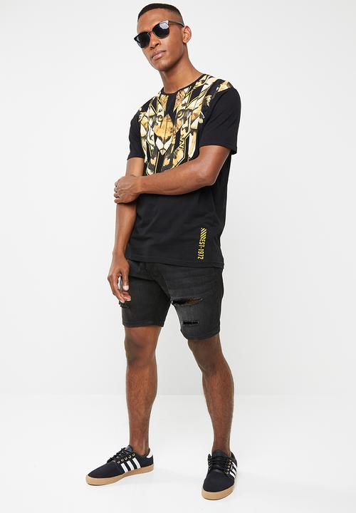 Brave Soul - Mufasa short sleeve tee - black
