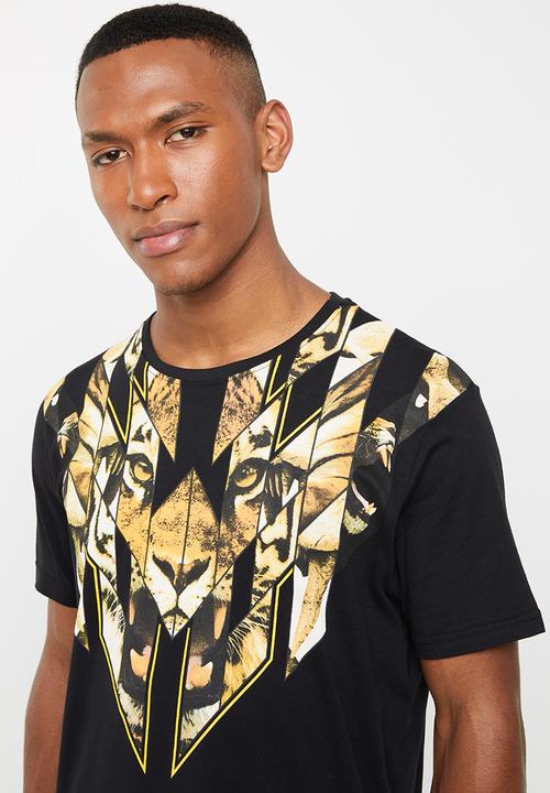 Brave Soul - Mufasa short sleeve tee - black