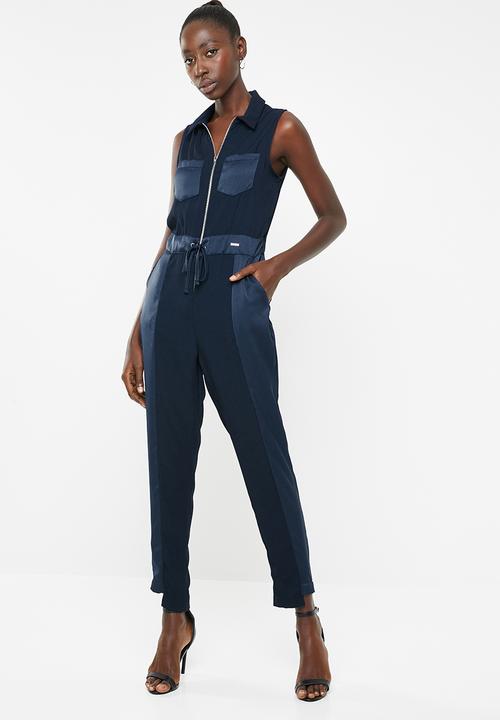 SISSY BOY - Hazy daisy jumpsuit - navy