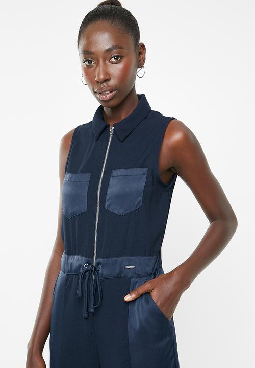SISSY BOY - Hazy daisy jumpsuit - navy