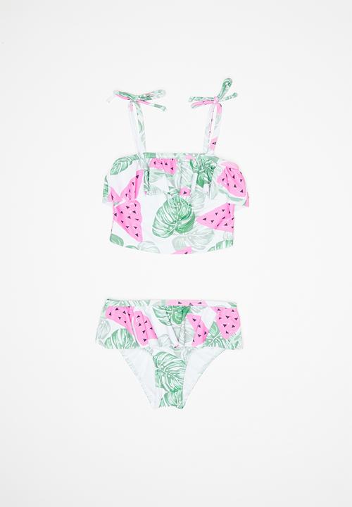 watermelon print swimsuit