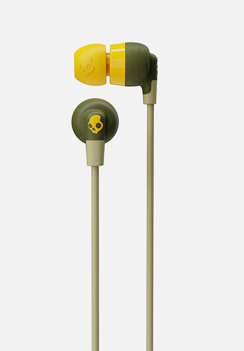 Skullcandy - Ink’d+ Wireless Earphones - Olive Moss