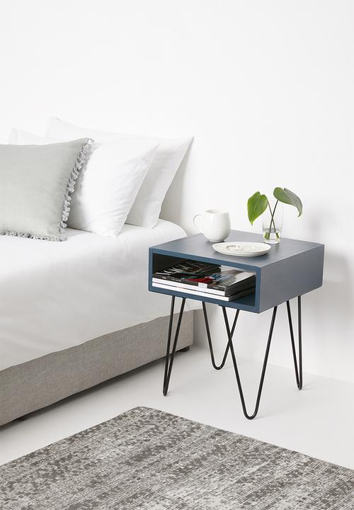 Sixth Floor - Penn bedside table - blue