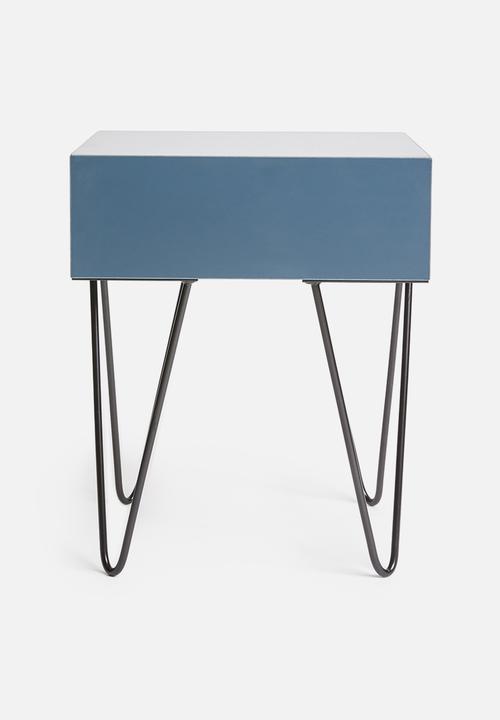 Sixth Floor - Penn bedside table - blue