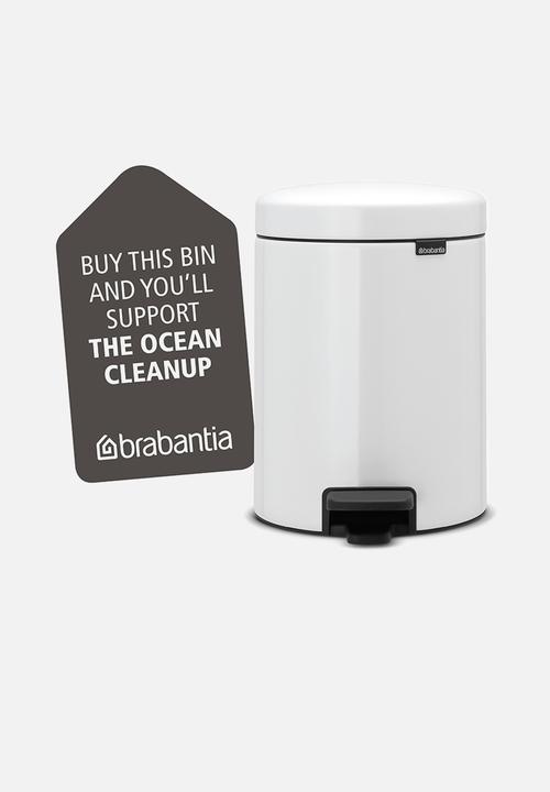 Brabantia - 5 L Pedal bin newicon - white