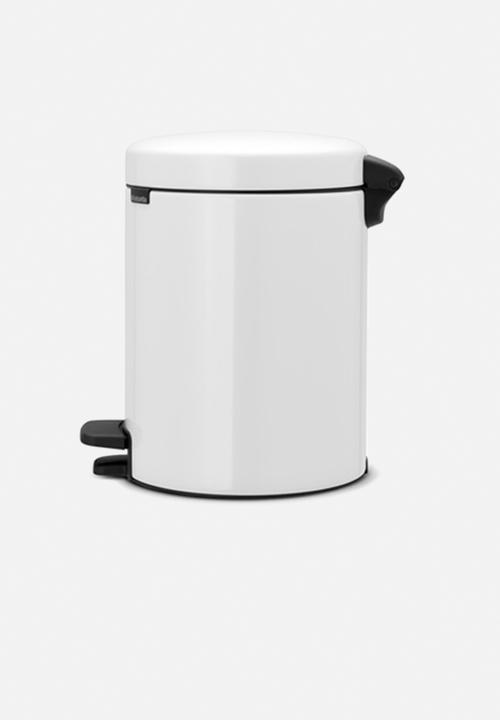Brabantia - 5 L Pedal bin newicon - white