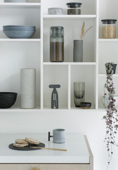 Brabantia - Large storage jar with measuring cup