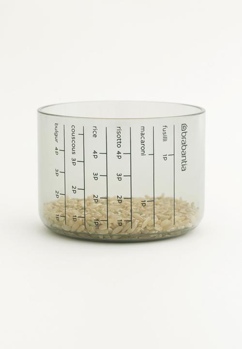 Brabantia - Large storage jar with measuring cup