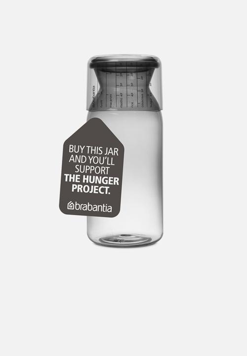 Brabantia - Large storage jar with measuring cup