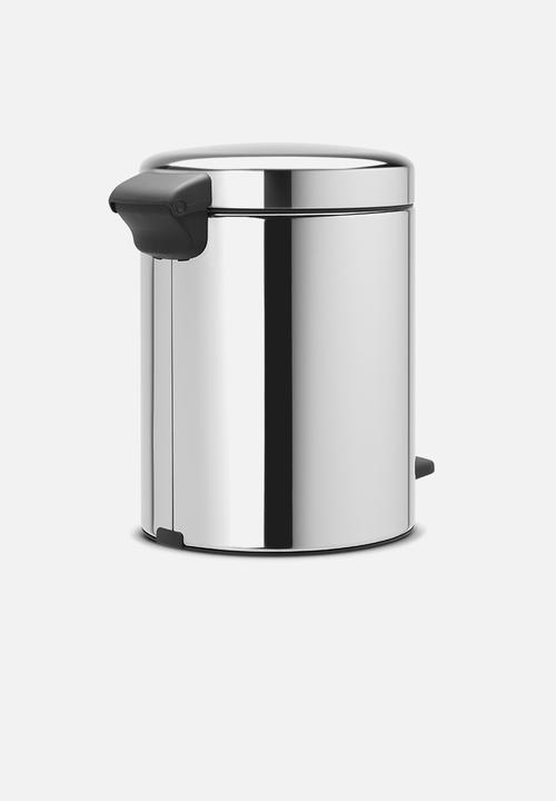 Brabantia - 5 L Pedal bin newicon - brilliant steel