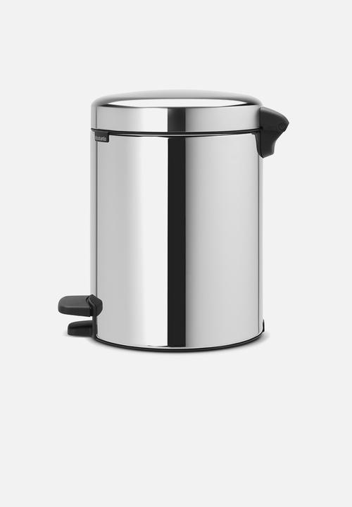 Brabantia - 5 L Pedal bin newicon - brilliant steel
