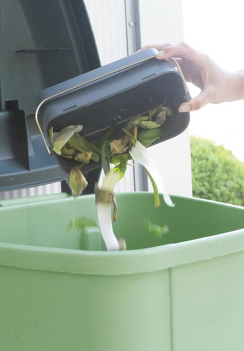 Brabantia - Food waste caddy - dark grey