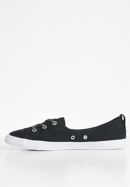 Converse - Chuck Taylor All Star ballet lace starware - black/silver/white