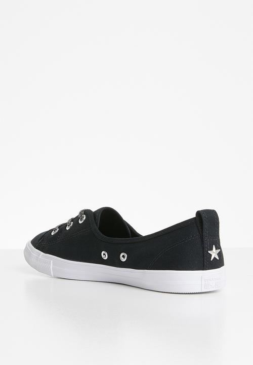 Converse - Chuck Taylor All Star ballet lace starware - black/silver/white