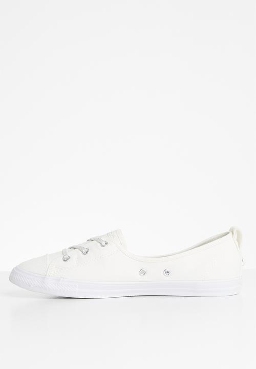 Converse - Chuck Taylor All Star ballet lace starware - vintage white/silver
