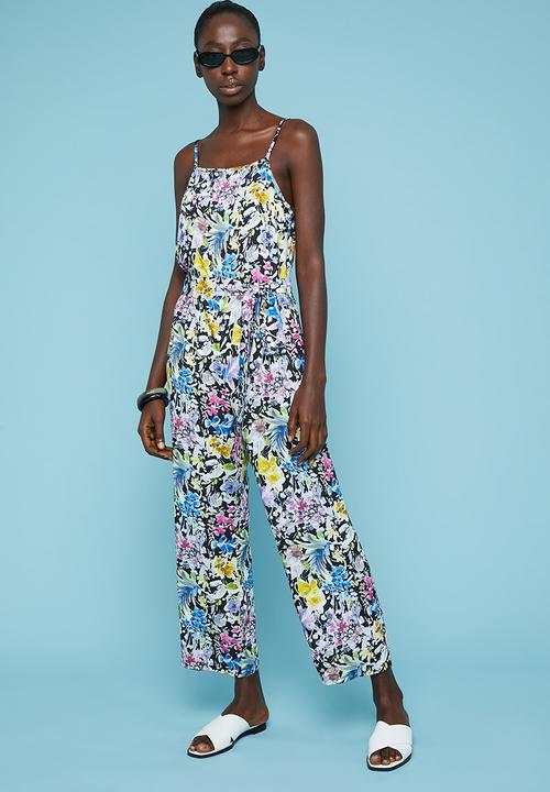 Superbalist - Printed strappy jumpsuit - multi