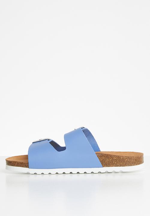 Vero Moda - Carla leather sandal - blue 