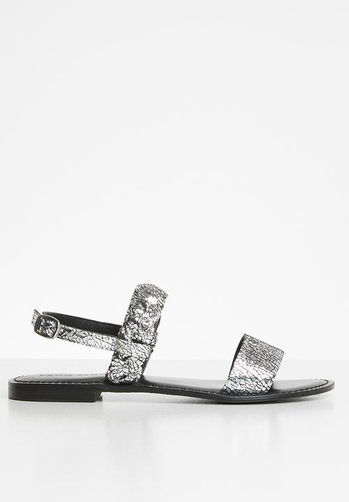 Vero Moda - Amrita leather sandal - silver