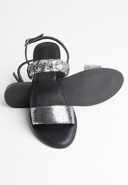Vero Moda - Amrita leather sandal - silver
