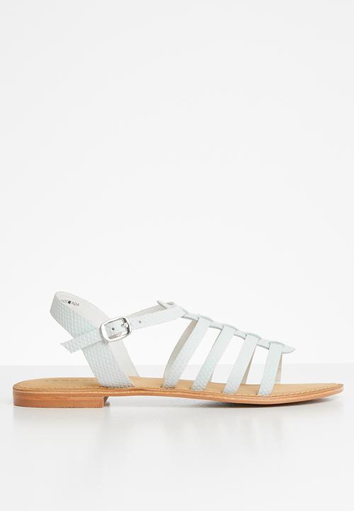 Vero Moda - Rie leather sandal - grey