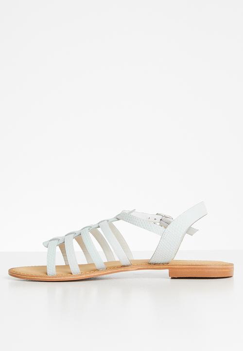 Vero Moda - Rie leather sandal - grey