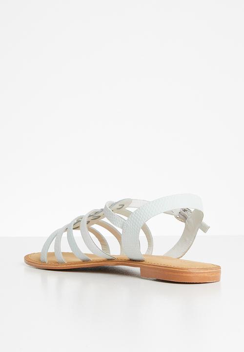 Vero Moda - Rie leather sandal - grey