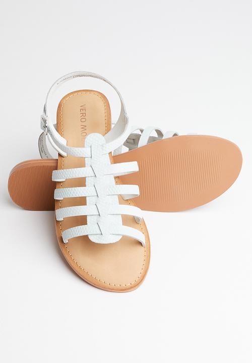Vero Moda - Rie leather sandal - grey