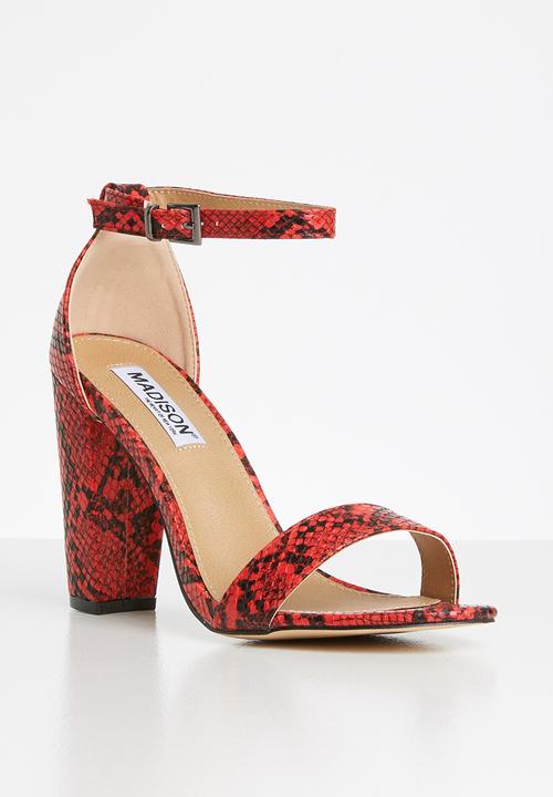 Madison® - Danica heel - red & black 