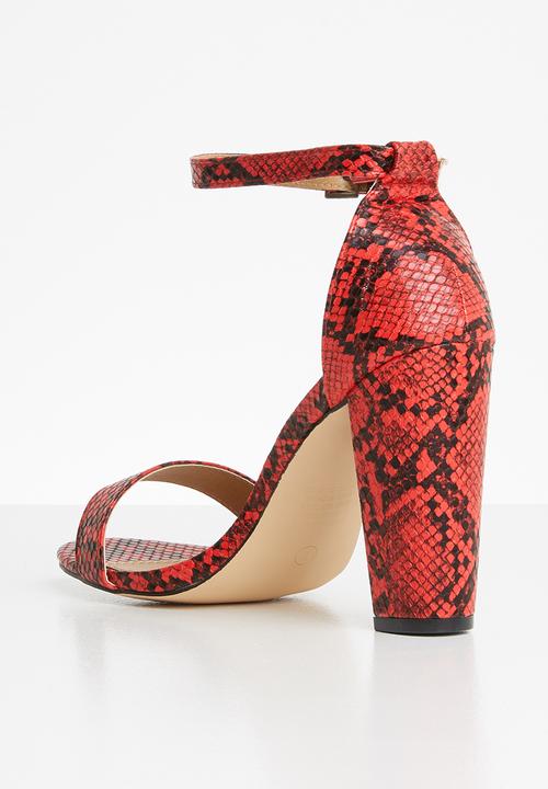 Madison® - Danica heel - red & black 