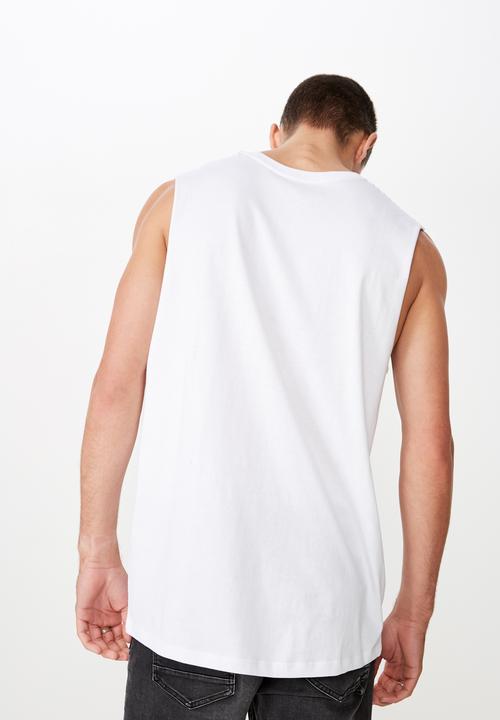 Cotton On - Essential muscle tank - white