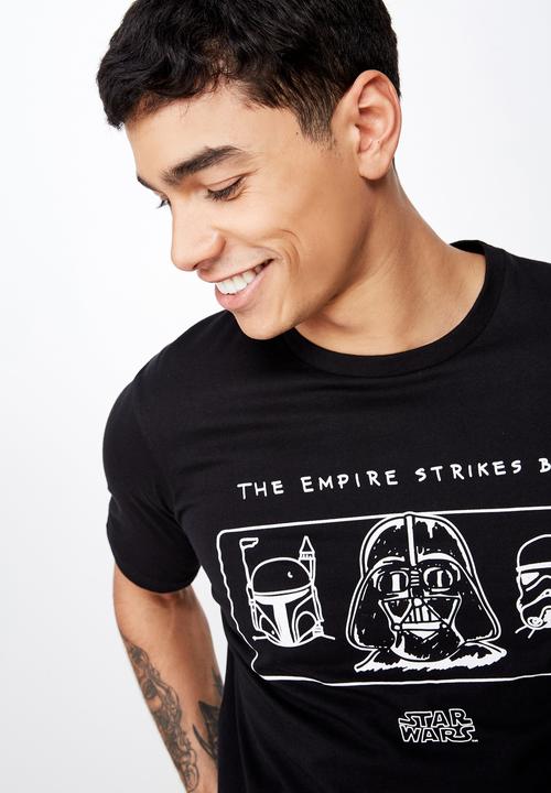 Cotton On - Tbar collab short sleeve Star Wars tee - black 
