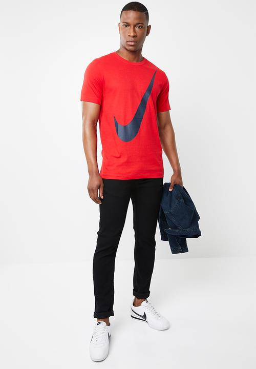 Nike - Swoosh short sleeve tee - red