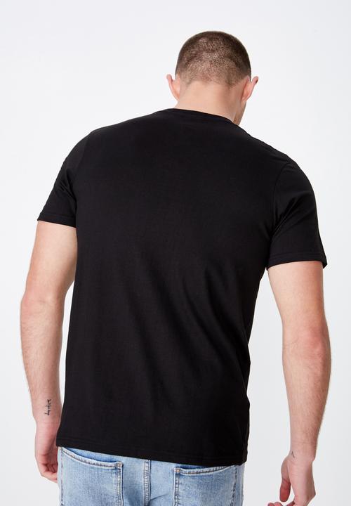 Cotton On - Tbar photo short sleeve tee - black 