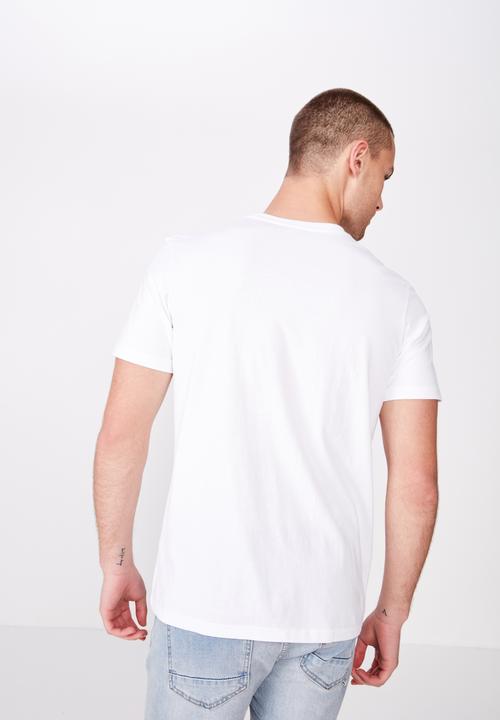 Cotton On - Tbar photo short sleeve tee - white