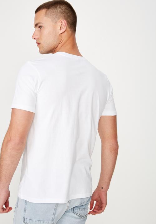 Cotton On - Tbar photo short sleeve tee - white