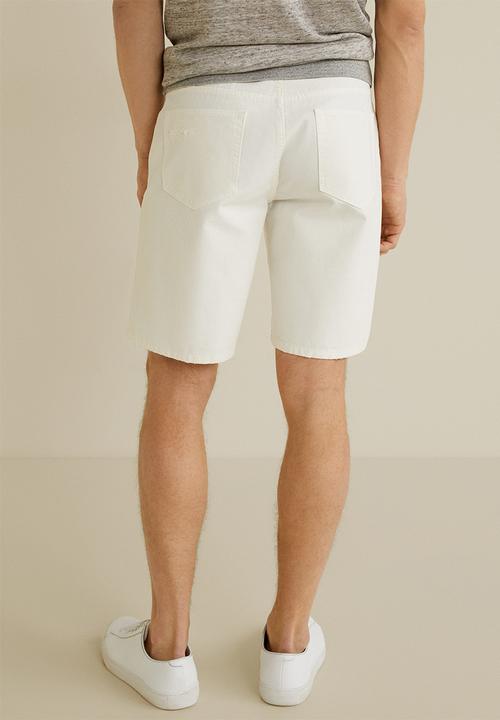 MANGO - Edorta bermuda shorts - white 