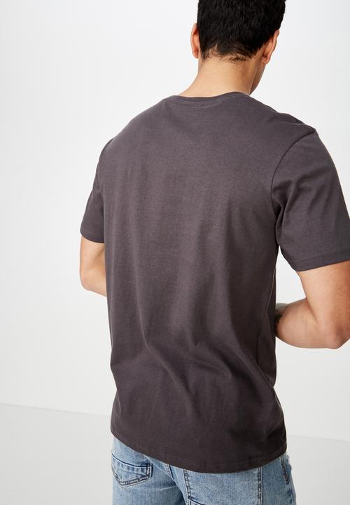 Cotton On - Tbar sport short sleeve tee - charcoal 