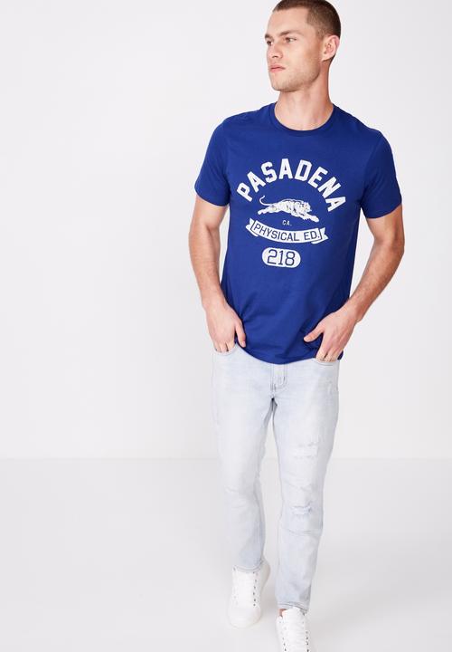 Cotton On - Tbar sport short sleeve tee - blue