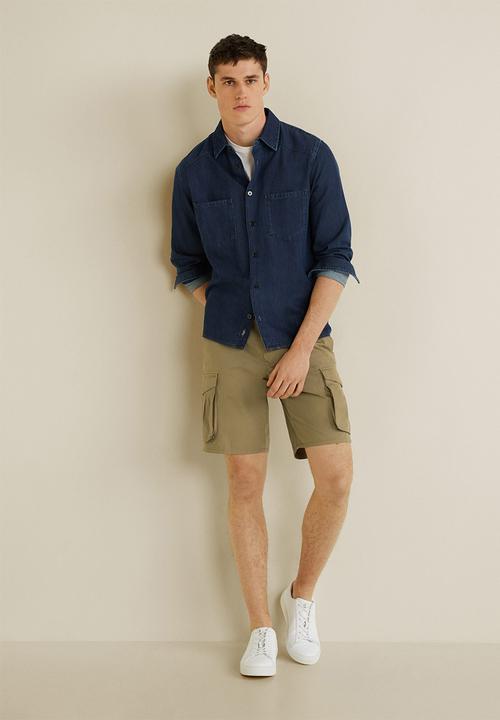 MANGO - Burke bermuda shorts - beige