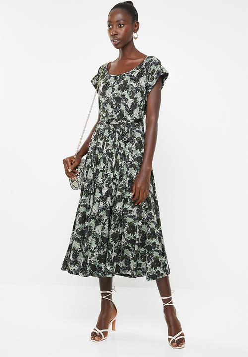 AMANDA LAIRD CHERRY - Alessa dress - olive