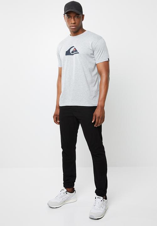 Quiksilver - Comp logo short sleeve tee - grey
