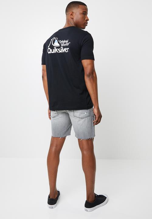 Quiksilver - Bouncing hearts short sleeve tee - black