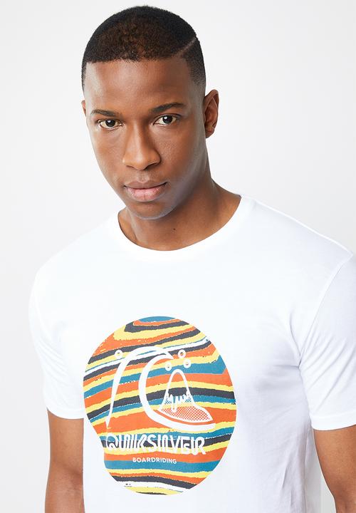 Quiksilver - Custom prints short sleeve tee - white