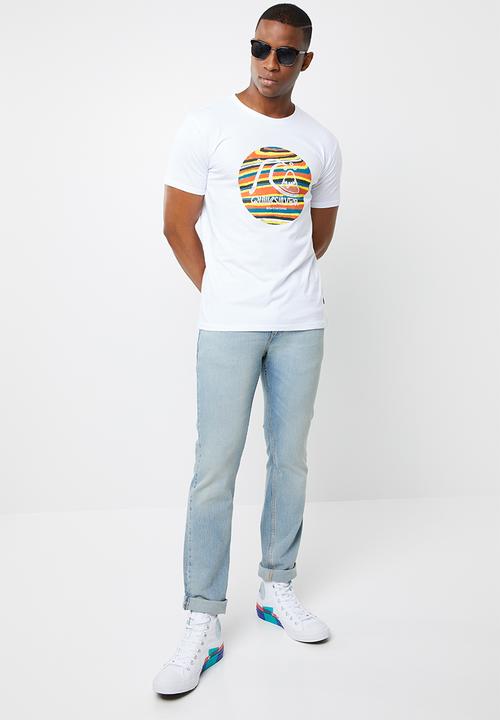 Quiksilver - Custom prints short sleeve tee - white