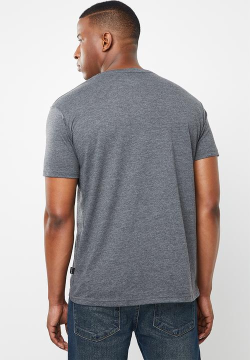 Quiksilver - Clued up mod short sleeve tee - charcoal