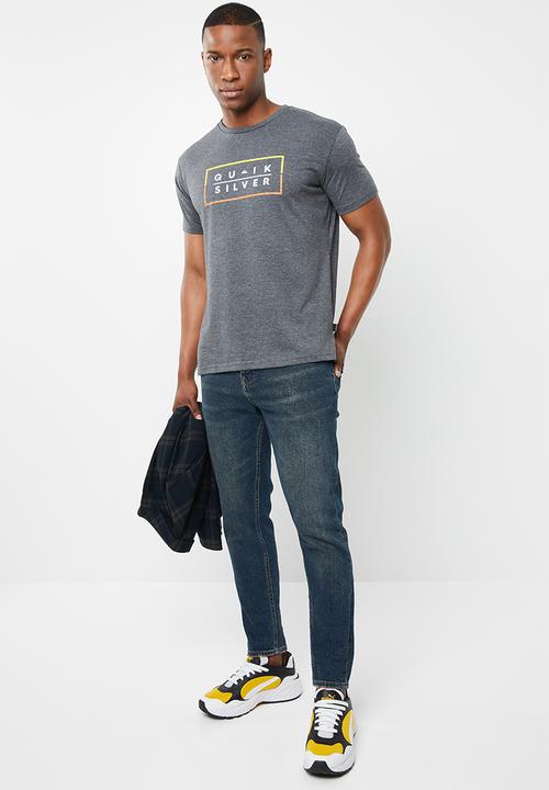 Quiksilver - Clued up mod short sleeve tee - charcoal