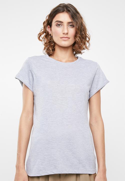 edit - 2 pack round neck tees - pink & grey