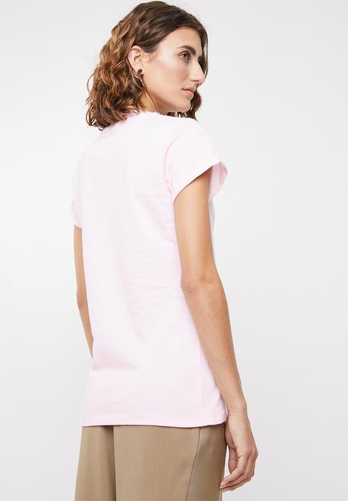 edit - 2 pack round neck tees - pink & grey