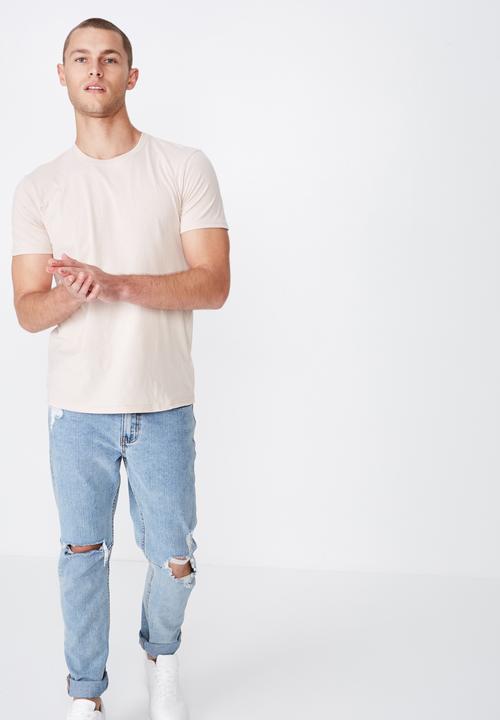 Cotton On - Essential crew tee - pink